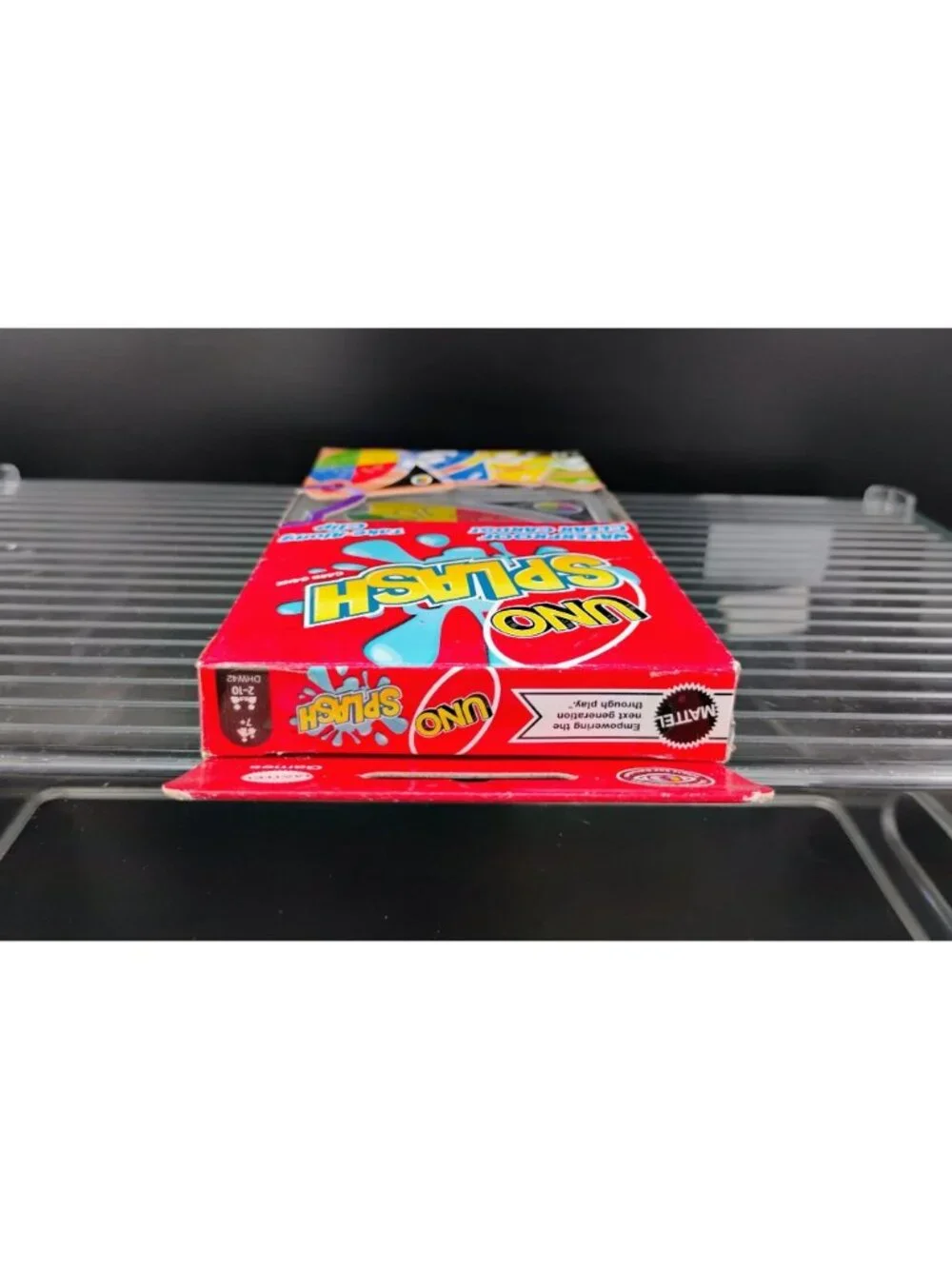 UNO Splash Waterproof Card Game With Clear Plastic Cards